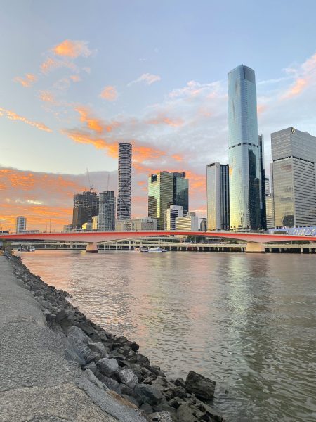 Brisbane Southbank City Sunset Brisbane Southbank City Sunset