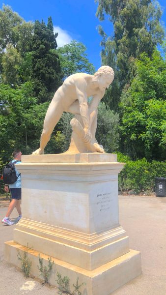 National Gardens Statue Athens National Gardens Statue Athens