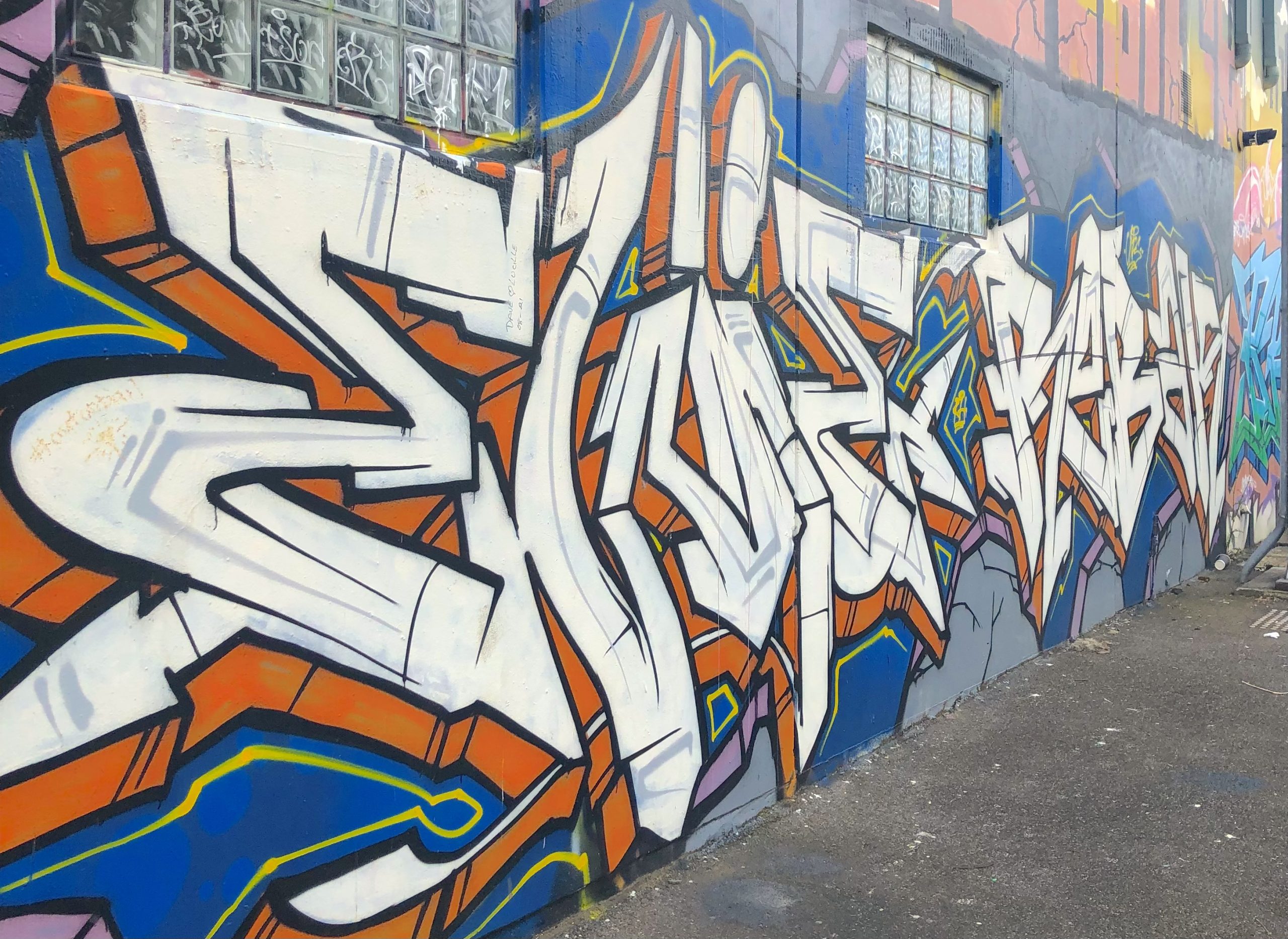Melbourne Laneway Graffiti Art