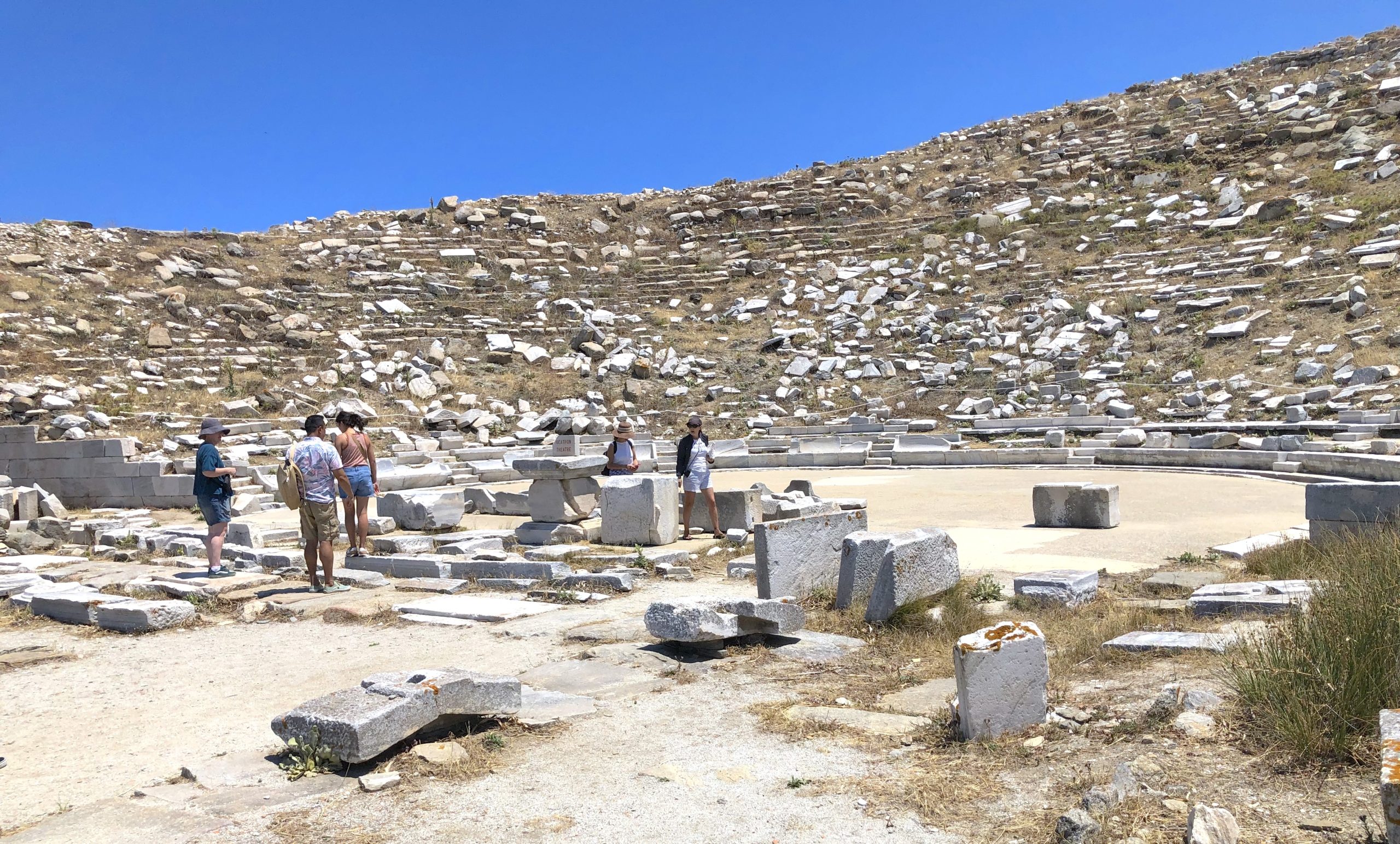Ancient Theatre of Delos Greece Ancient Theatre of Delos Greece