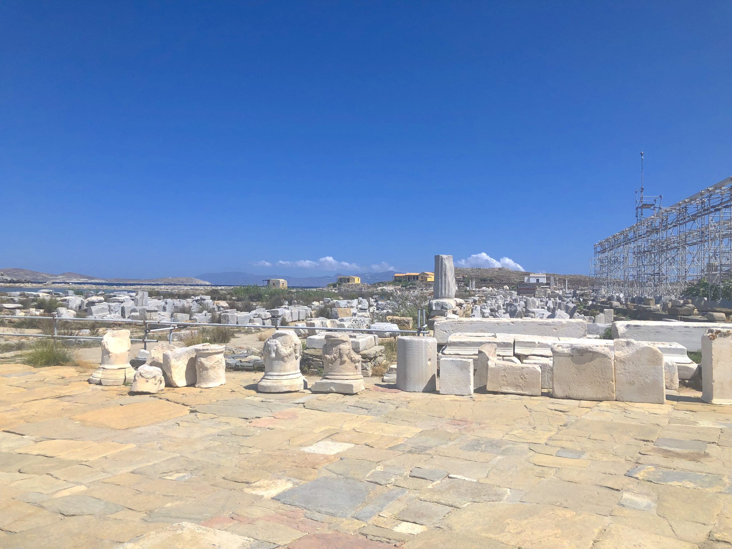 The Sacred Way Delos Greece Island The Sacred Way Delos Greece Island